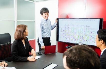 写真：プレゼンの様子